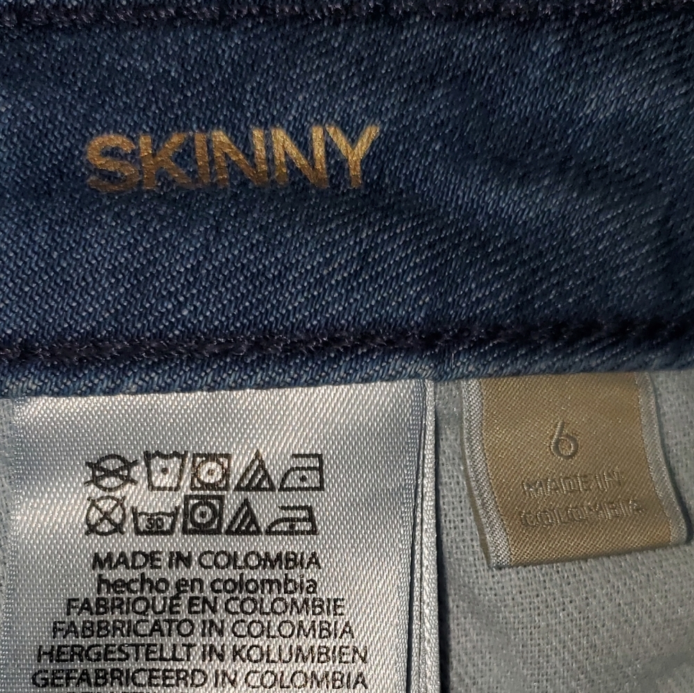 Michael Kors Polka Dot Izzy Skinny Jeans $98 Sz6 - Picture 11 of 13